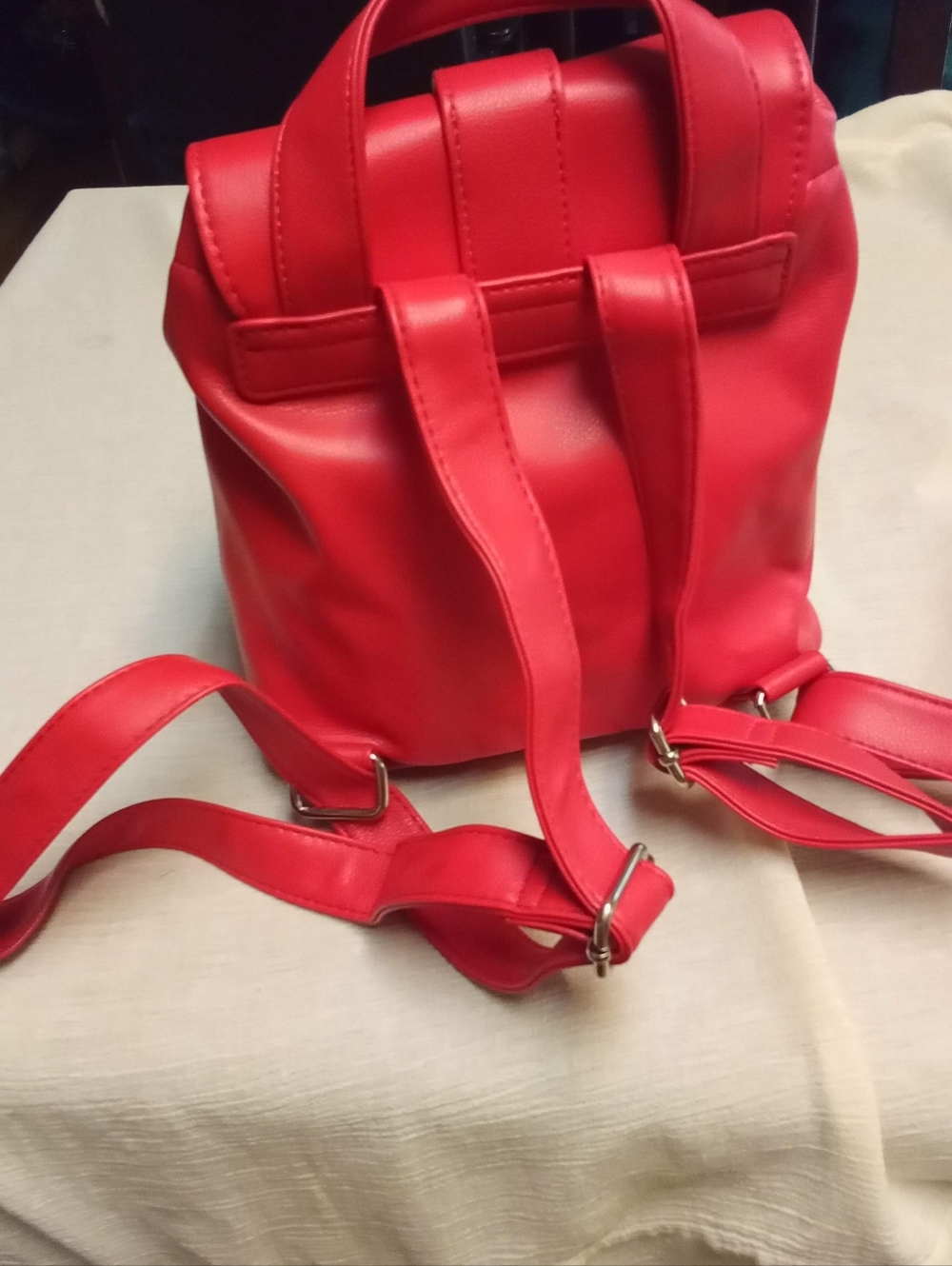 Wild Fable Red Mini Buckle Backpack - Picture 6 of 9